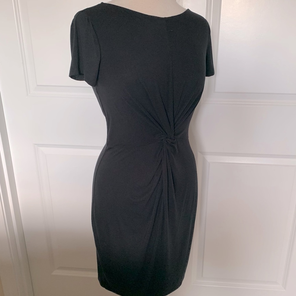 Three Dots M Twist front Short Sleeve Dress